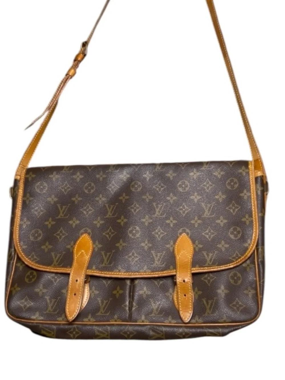 Louis Vuitton Monogram Sac Gibecière GM Shoulder Bag